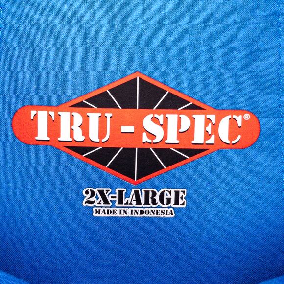 Tru-Spec Hiking Shirt Men's 2XL Vented Snaps Blue Button Down Short Sleeve - Picture 3 of 13